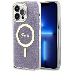   Guess GUHMP14XH4STU iPhone 14 Pro Max 6.7" lila keménytok 4G MagSafe