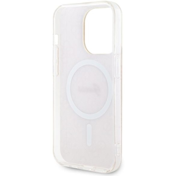 Guess GUHMP14LH4STP iPhone 14 Pro 6.1" rózsaszín keménytok 4G MagSafe
