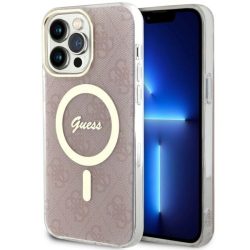   Guess GUHMP14XH4STP iPhone 14 Pro Max 6.7" rózsaszín keménytok 4G MagSafe
