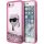 Karl Lagerfeld KLHCI8LNKHCP iPhone 7/8/ SE 2020 / SE 2022 rózsaszín keménytok Glitter Karl Head