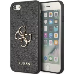   Guess GUHCI84GMGGR iPhone 7/8/SE 2020 / SE 2022 szürke keménytok 4G Nagy fém logó