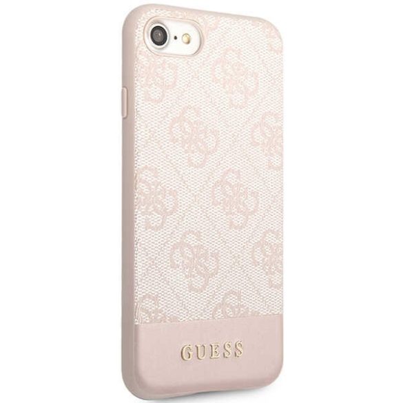 Guess GUHCI8G4GLPI iPhone 7/8/SE 2020 / SE 2022 rózsaszín keménytok  4G Stripe Collection