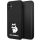 Karl Lagerfeld KLHCN61SNCHBCK iPhone 11/ XR keménytok  fekete Szilikon Choupette