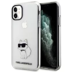   Karl Lagerfeld KLHCN61HNCHTCT iPhone 11  6,1" átlátszó keménytok  ikonikus Choupette
