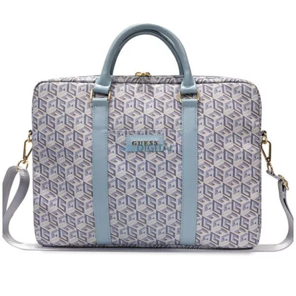 Guess GUCB15HGCFSEB táska 16" GCube Stripes – kék