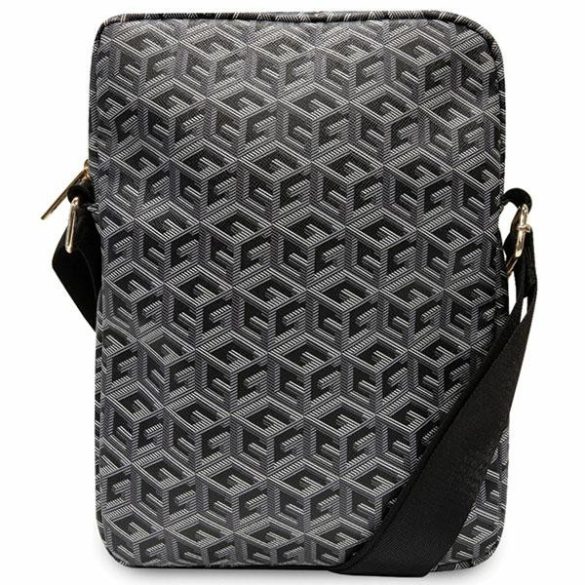 Guess Torba GUTB10HGCFFSEK 10" fekete GCube csíkos táblagép táska