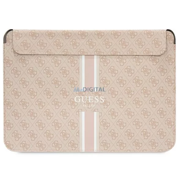 Guess Sleeve GUCS14P4RPSP 14" rózsaszín/ pink 4G nyomtatott csíkok