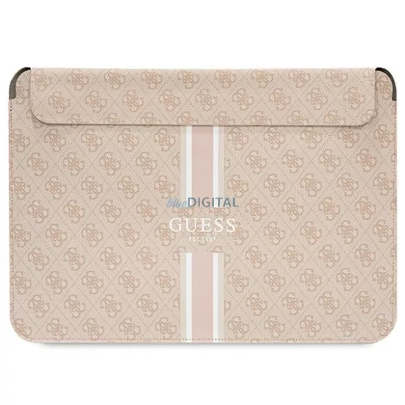 Guess Sleeve GUCS16P4RPSP 16" rózsaszín/ pink 4G nyomtatott csíkok