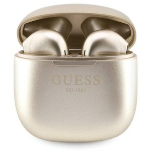 Guess fülhallgató Bluetooth GUTWST26PSD TWS + dokkoló állomás arany Classic EST Logo