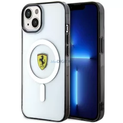   Ferrari FEHMP14MURKT iPhone 14 Plus 6,7" átlátszó keménytok Outline Magsafe