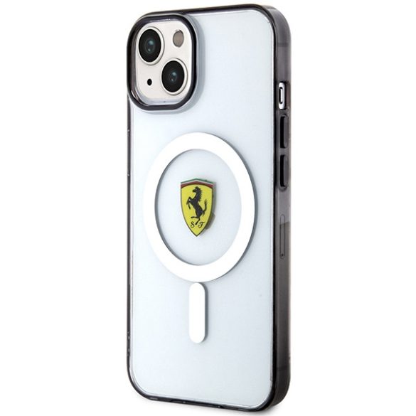 Ferrari FEHMP14MURKT iPhone 14 Plus / 15 Plus 6,7" átlátszó keménytok Outline Magsafe