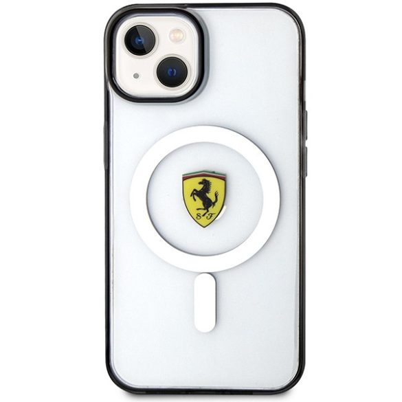 Ferrari FEHMP14MURKT iPhone 14 Plus / 15 Plus 6,7" átlátszó keménytok Outline Magsafe