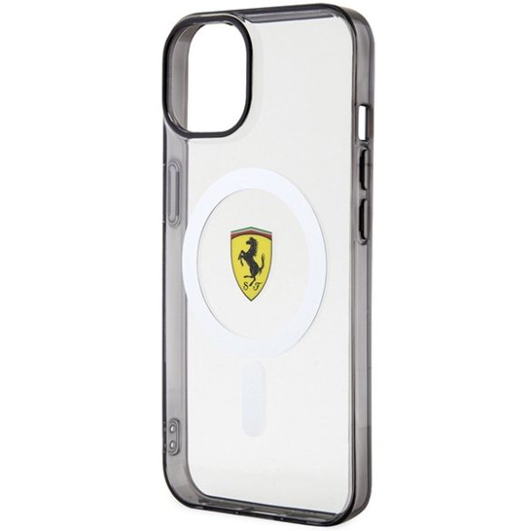 Ferrari FEHMP14MURKT iPhone 14 Plus / 15 Plus 6,7" átlátszó keménytok Outline Magsafe