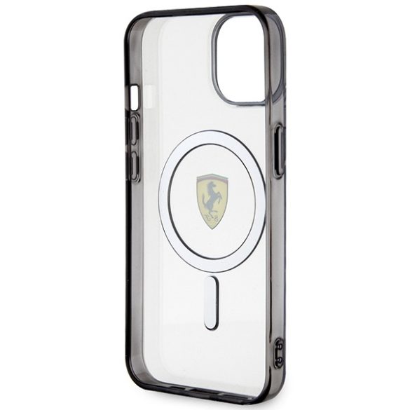 Ferrari FEHMP14MURKT iPhone 14 Plus / 15 Plus 6,7" átlátszó keménytok Outline Magsafe