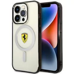   Ferrari FEHMP14LURKT iPhone 14 Pro 6,1" átlátszó keménytok Outline Magsafe