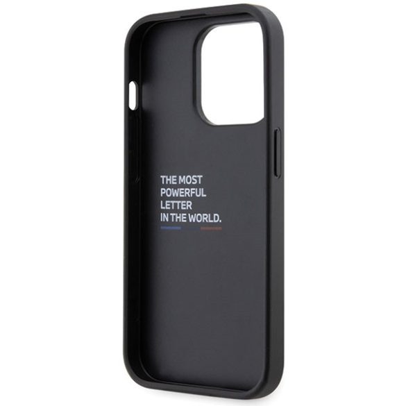 Etui BMW BMHCP14L22GSLK iPhone 14 Pro 6.1" fekete keménytok  Grip Hot Stamp