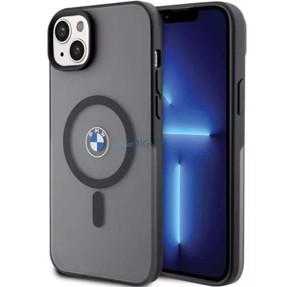 Etui BMW BMHMP14MDSLK iPhone 14 Plus 6.7" fekete keménytok Signature Collection MagSafe Signature Collection