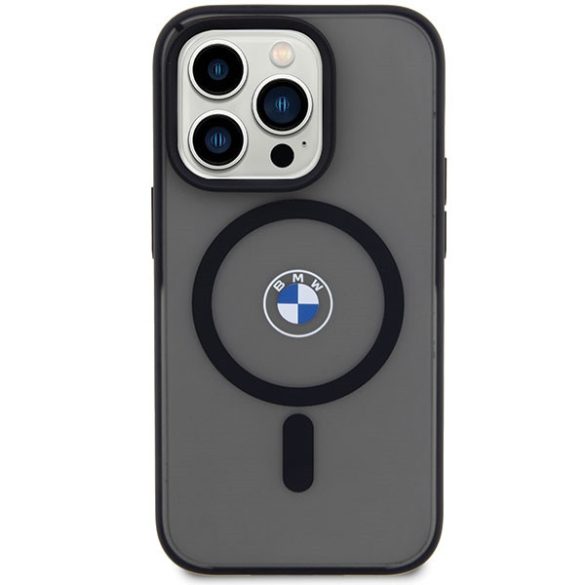 Etui BMW BMHMP14LDSLK iPhone 14 Pro 6.1" fekete keménytok  Aláírás MagSafe aláírás