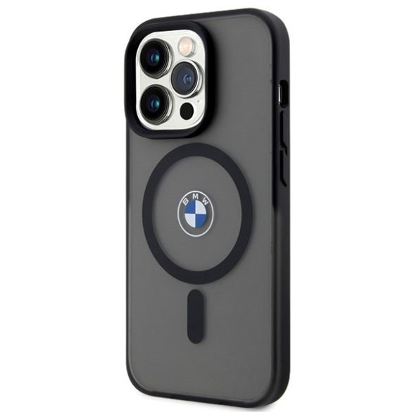 Etui BMW BMHMP14XDSLK iPhone 14 Pro Max 6.7" fekete keménytok  Aláírás MagSafe aláírás