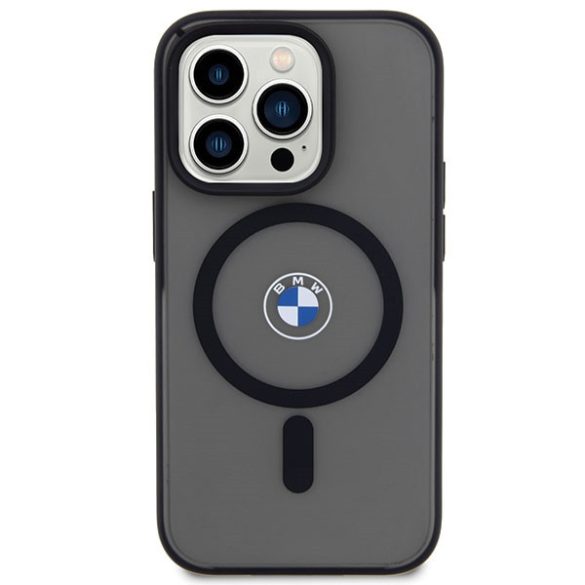 Etui BMW BMHMP14XDSLK iPhone 14 Pro Max 6.7" fekete keménytok  Aláírás MagSafe aláírás