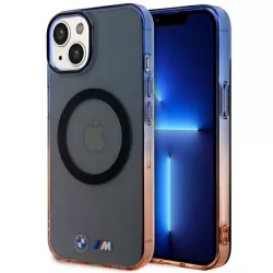   Etui BMW BMHMP14SHTGE iPhone 14 6.1" szürke keménytok, gradiens lökhárító MagSafe