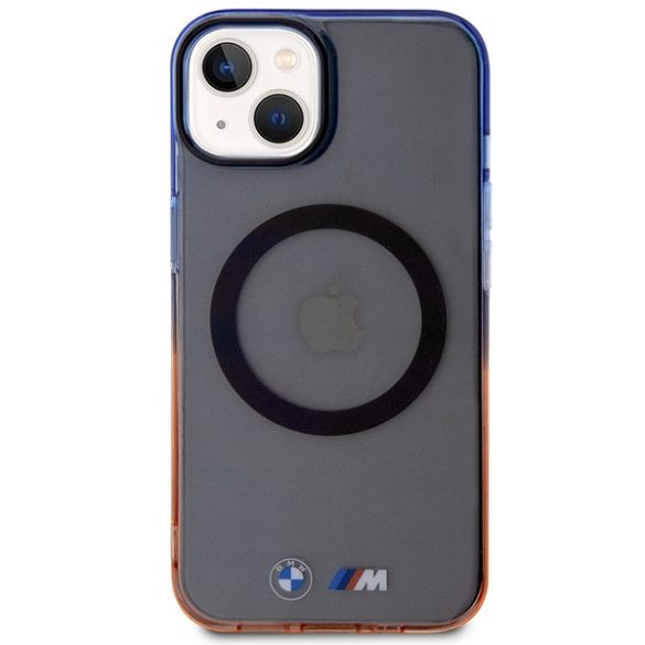 Etui BMW BMHMP14MHTGE iPhone 14 Plus / 15 Plus 6.7" szürke keménytok Gradient Bumper MagSafe