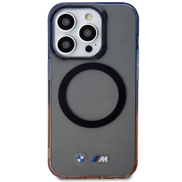 Etui BMW BMHMP14LHTGE iPhone 14 Pro 6.1" szürke keménytok Gradient Bumper MagSafe
