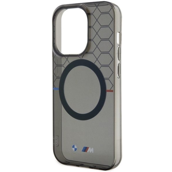 Etui BMW BMHMP14LHGPK iPhone 14 Pro 6.1" szürke mintás MagSafe tok