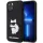 Karl Lagerfeld KLHCP14M3DRKHNK iPhone 14 Plus 6.7" fekete keménytok gumi Choupette 3D
