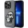 Karl Lagerfeld KLHCP14LSANKCPG iPhone 14 Pro 6.1" keménytok ezüst Saffiano Karl & Choupette