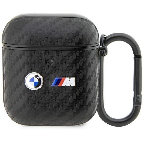 BMW BMA2WMPUCA2 AirPods 1/2 tok fekete Carbon dupla fém logó
