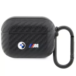   BMW BMAPWMPUCA2 AirPods Pro tok fekete Carbon dupla fém logó