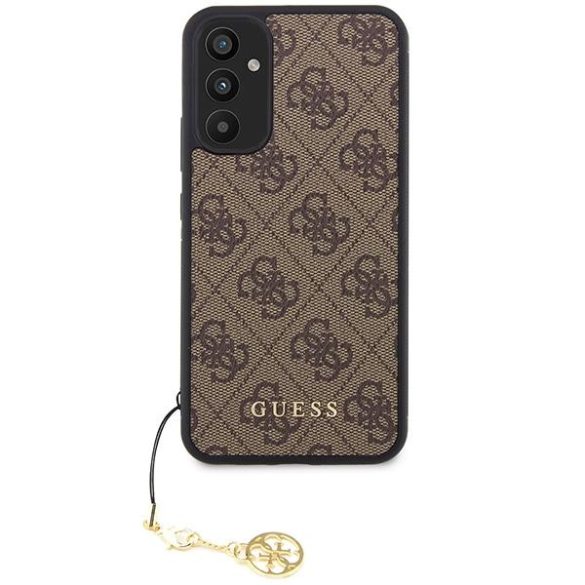 Guess GUHCSA34GF4GBR A34 5G A346 barna keménytok 4G Charms kollekció