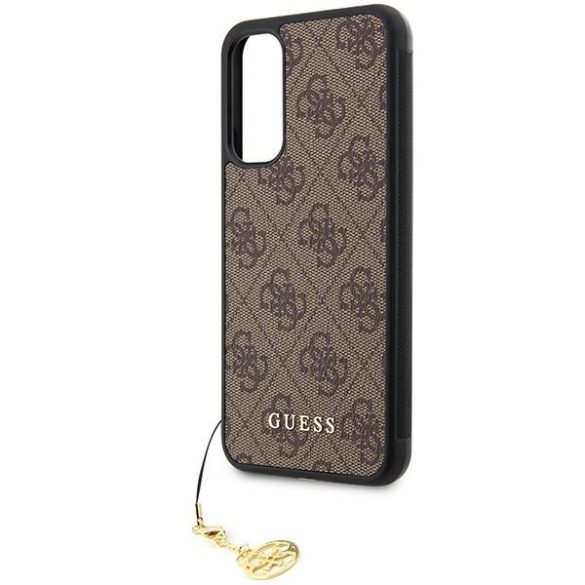 Guess GUHCSA34GF4GBR A34 5G A346 barna keménytok 4G Charms kollekció