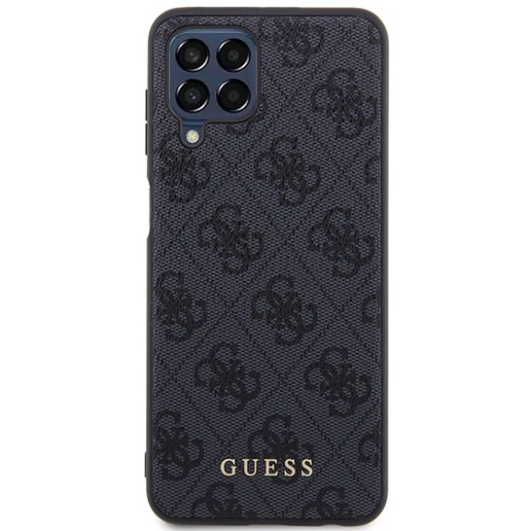 Guess GUHCSM33G4GFGR M33 5G M336 szürke keménytok  4G fém arany logó