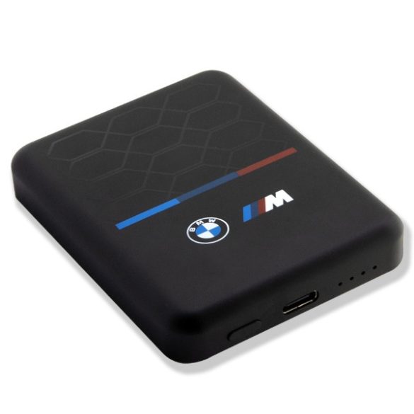 BMW Powerbank imdukciós BMPBMS3K22PGVK 5W 3000mAh + kabel fekete M Collection MagSafe M kollekció