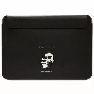 Karl Lagerfeld tok KLCS14SAKCPMK 14" fekete Saffiano Karl&Choupette