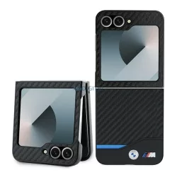   BMW BMHCZF622NBCK Carbon Blue Line tok Samsung Galaxy Z Flip6 F741 - fekete