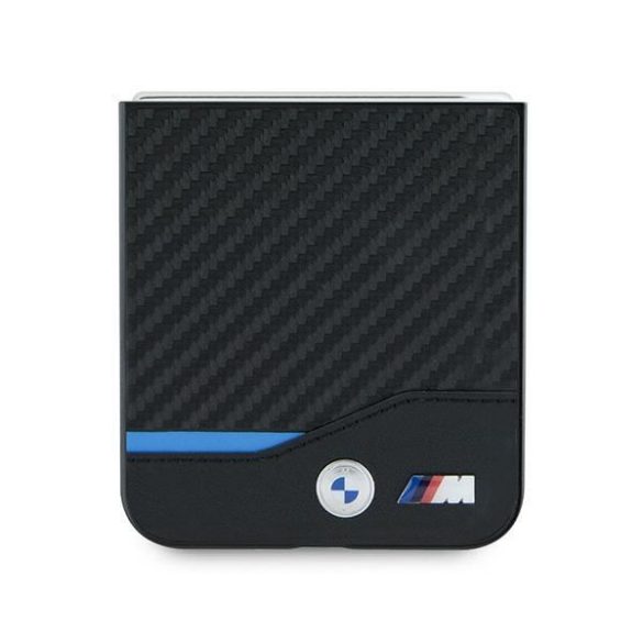 BMW BMHCZF622NBCK Carbon Blue Line tok Samsung Galaxy Z Flip6 F741 - fekete