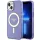 Guess GUHMP14MHCMCGU iPhone 14 Plus 6.7" lila keménytok Glitter Gold MagSafe