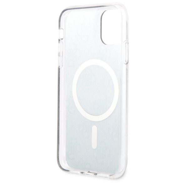 Guess GUHMN61H4STK iPhone 11 6.1" fekete keménytok 4G MagSafe