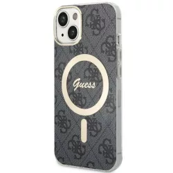   Guess GUHMP14MH4STK iPhone 14 Plus 6.7" fekete keménytok 4G MagSafe