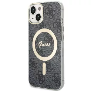 Guess GUHMP14MH4STK iPhone 14 Plus 6.7" fekete keménytok 4G MagSafe