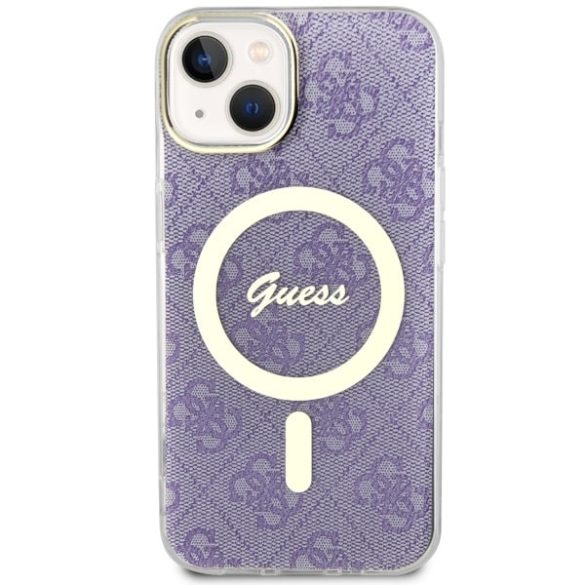 Guess GUHMP14SH4STU iPhone 14 / 15 / 13 6,1" lila keménytok 4G MagSafe