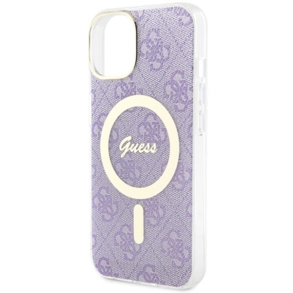 Guess GUHMP14SH4STU iPhone 14 / 15 / 13 6,1" lila keménytok 4G MagSafe