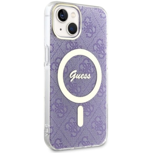 Guess GUHMP14MH4STU iPhone 14 Plus / 15 Plus 6.7" lila keménytok 4G MagSafe