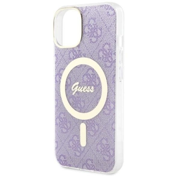 Guess GUHMP14MH4STU iPhone 14 Plus / 15 Plus 6.7" lila keménytok 4G MagSafe