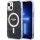 Guess GUHMP14MPCUMAK iPhone 14 Plus 6.7" fekete keménytok Márvány MagSafe márvány tok