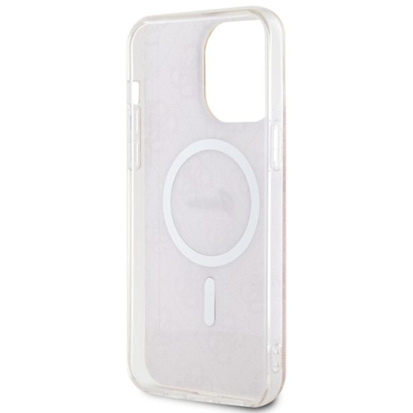 Guess GUHMP13XH4STP iPhone 13 Pro Max 6.7" rózsaszín keménytok 4G MagSafe