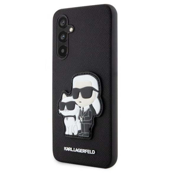 Karl Lagerfeld KLHCA34SANKCPK A34 5G A346 keménytok fekete Saffiano Karl & Choupette